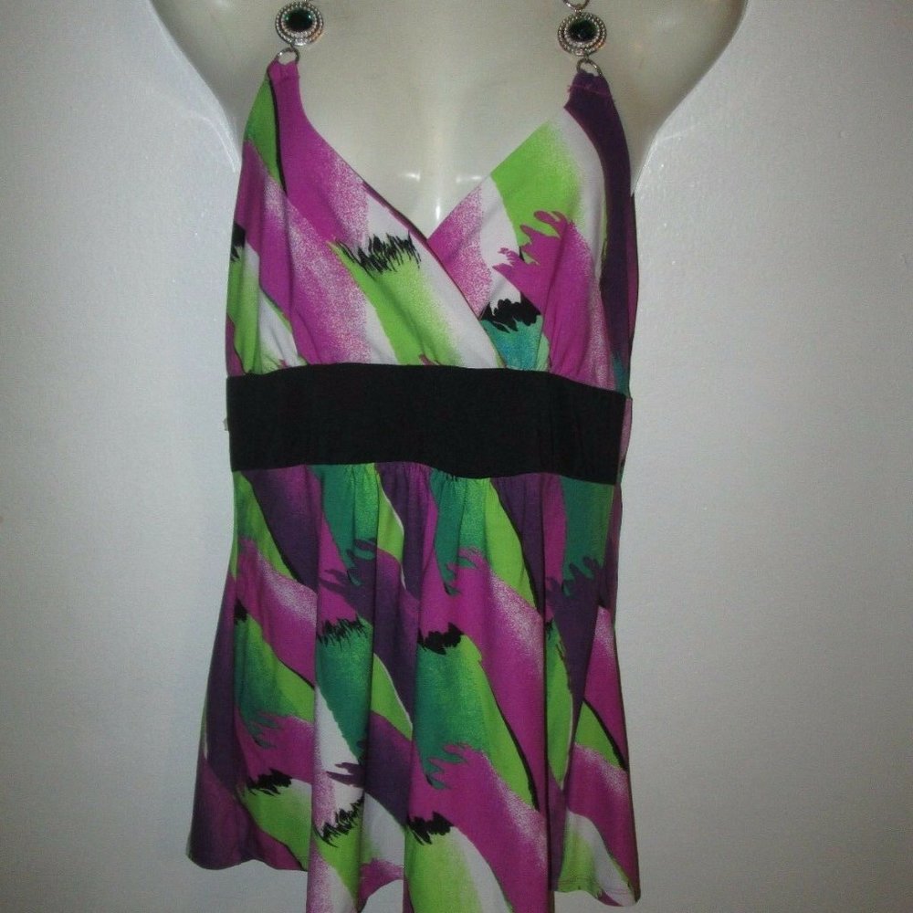 4/ $20 Vintage Audrey Lane Women's sleeveless t-shirt tank top Blouse  medium